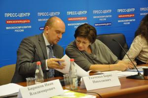 Boris Tkachenko (IBLF) and Elena Feoktistova (RSPP)